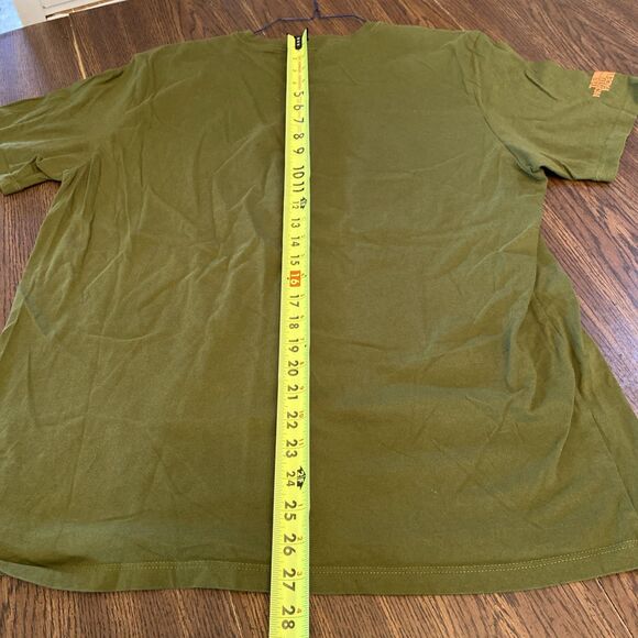 North Face Shirt Mens XL Green Bear Mountain Graphic Outdoor Tee Short Sleeve - Picture 10 of 10